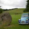 Ma 2 CV Bleue de 1973