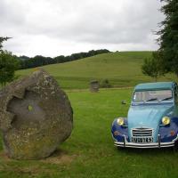 Ma 2 CV Bleue de 1973