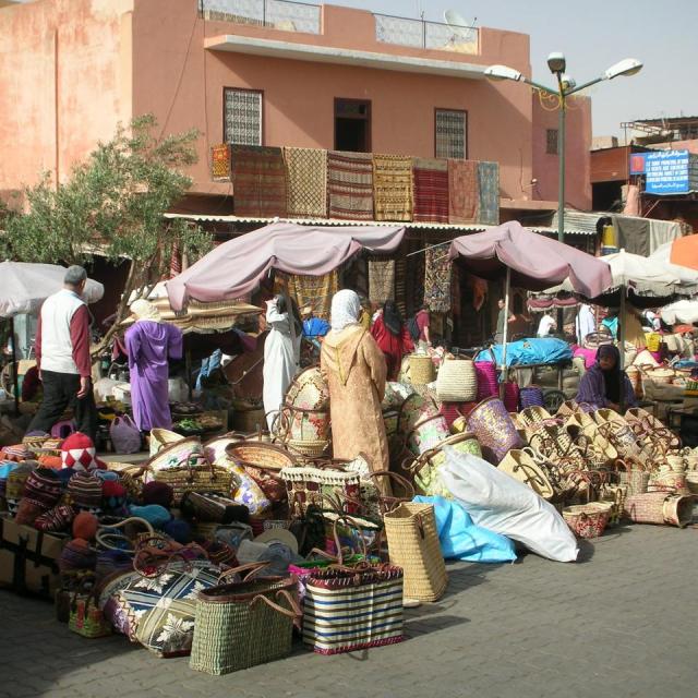 2010, Maroc en 2 CV le 15 Avril, repos à Marrakech