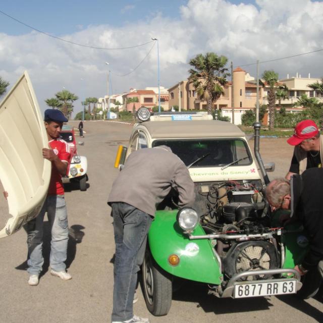 2010, Maroc en 2 CV le 17 Avril